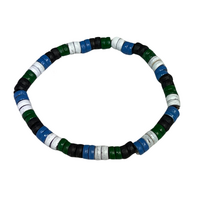 Torres Strait Island Stretch Wristband - 4 Colour Bead