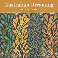 Australian Dreaming Aboriginal Art 2025 Calendar - Square