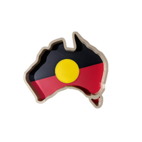 Aboriginal Flag Australia Sensory Tray - an Educational Resource