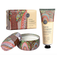 Koh Living Aboriginal Scented Native Frangipani Body Gift Set (3pce) - Tree of Life