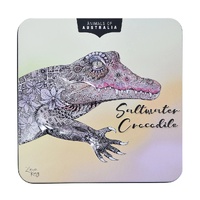 Banksia Red Animals of Australia - Saltwater Crocodile Tin (Lemon Myrtle Shortbread) 150g