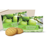 Wild Lime &amp; Coconut Butter Shortbread Biscuits (Twin Pack 20g)