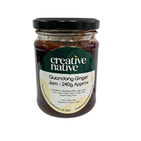 Creative Native Quandong (Native Peach) and Ginger Jam (240g)
