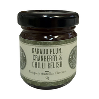 Australian Bush Spices Kakadu Plum Cranberry &amp; Chilli Relish (50g)