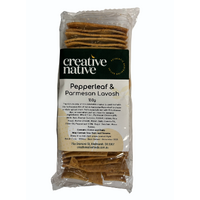 Creative Native Pepper Leaf &amp; Parmesan Wild Lavosh - 150g