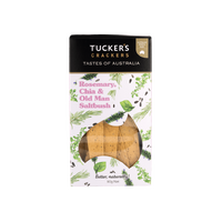 Tuckers Crackers - Rosemary, Chia &amp; Old Man Saltbush - 90g