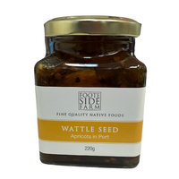 Footeside Farm Wattleseed Apricots in Port Wine - 220ml