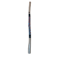 Eucalyptus (Woollybutt) handpainted Didgeridoo [1.3M] - Goanna 