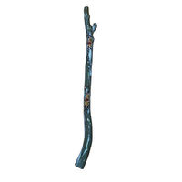 Eucalyptus (Woollybutt) handpainted Didgeridoo [1.43M] - Goanna Tree