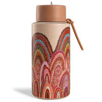 Koh Living Aboriginal Art Stainless Steel Water Bottle (1L) - Home