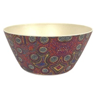 Utopia Aboriginal Art Bamboo Small Bowl - Atwakeye