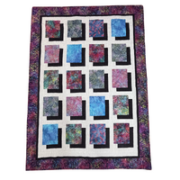 Aboriginal design Quilted Blanket (220cm x 153cm) # 7