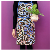 Better World Aboriginal Art Cotton Apron - Pikilyi Jukurrpa