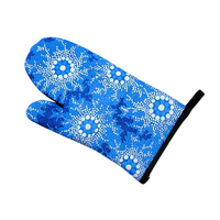 Bunabiri Aboriginal Art Oven Glove - Waterhole Dreaming