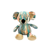 Bunabiri Aboriginal Art Cute Plush Koala - Wamin in the Wet