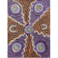 Iwiri Aboriginal Art - UNstretched Canvas (600mm x 440mm) - Ngayuku Ngura