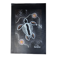 Stephen Hogarth Aboriginal Art UNStretched Canvas (42cm x 29.7cm) - Turtle