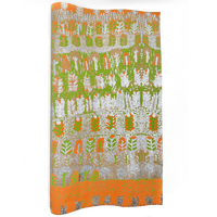 Aboriginal design Handmade Kraft Glitter Wrapping Paper (56x76cm Roll) - Bush Medicine Plants