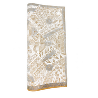 Aboriginal design Handmade Kraft Glitter Wrapping Paper (56x76cm Roll) - Long Time, Old People