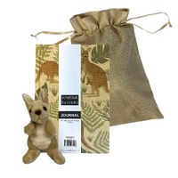 Australiana A5 Journal/Toy Giftset - Kangaroo 