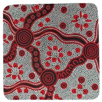 Hogarth Aboriginal Art Coaster Set (6) - Highlands