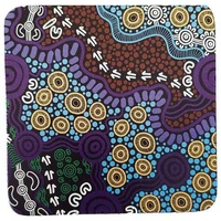 Hogarth Aboriginal Art Coaster Set (6) - Tropical Journey