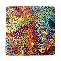 Utopia Aboriginal Art Neoprene Coaster (1) Firesparks