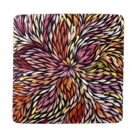 Utopia Aboriginal Art Neoprene Coaster (1) - Wildflowers