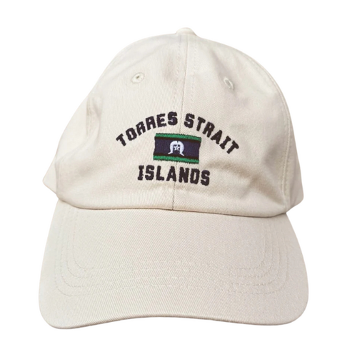 Athe Threads Cotton Canvas CREAM Baseball Cap - Torres Strait Islands