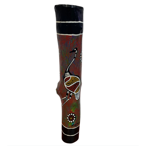 Dreamtime Kullilla Aboriginal Art Emu Caller - Emu