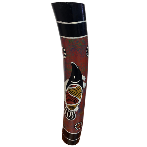 Dreamtime Kullilla Aboriginal Art Emu Caller - Fish 2