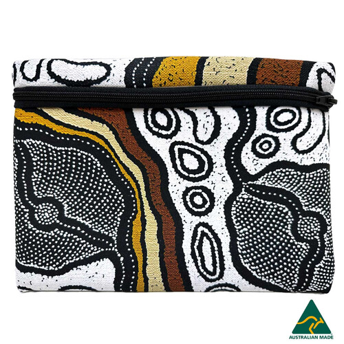 Utopia Aboriginal Zipped Neoprene Pencil Case - My Country