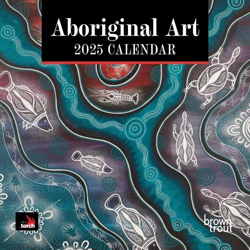 the Torch Aboriginal Art 2025 Calendar - Square - Two Rivers