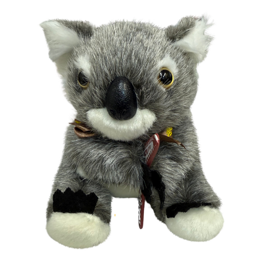 Australia Made Traditional Plush Toy - Koala (8") with Boomerang