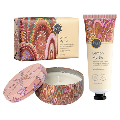 Koh Living Aboriginal Scented Native Lemon Myrtle Body Gift Set (3pce) - Home