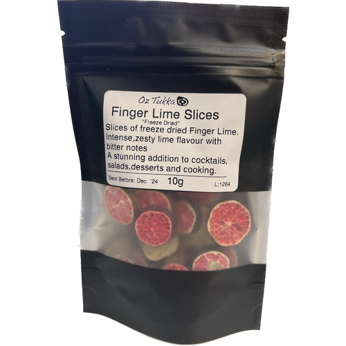 OzTukka Finger Lime Slices (freeze dried) 10g