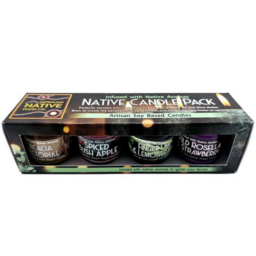 Australian Native Food Co Native Candle Gift Pack  (4 x 50g)