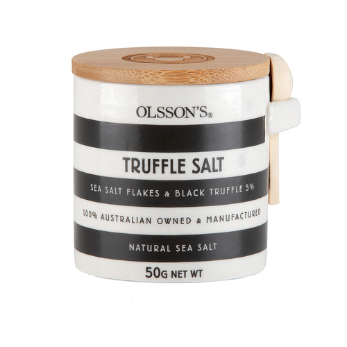 Olssons Stoneware Jar - Truffle Salt (50g)