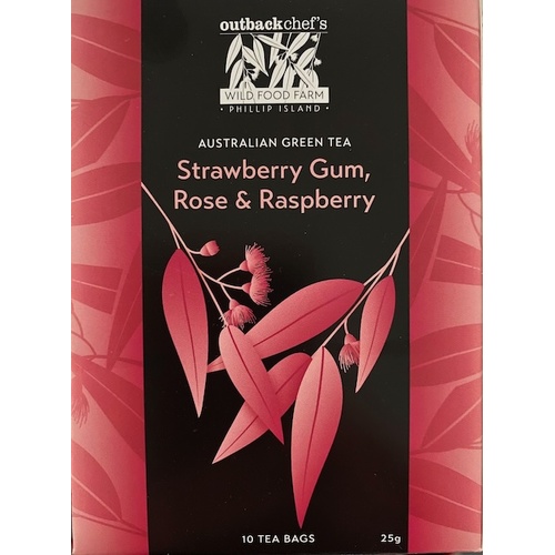 Outback Chef Native Teabags [10] - Strawberry Gum, Rose & Raspberry