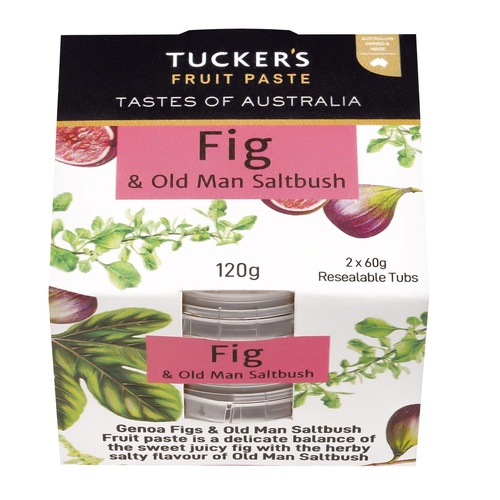 Tuckers Fruit Paste -  Fig & Old Man Saltbush (2 x 60g)