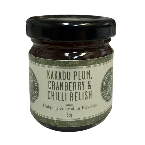 Australian Bush Spices Kakadu Plum Cranberry & Chilli Relish (50g)