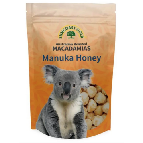 Suncoast Gold Australian Roasted Macadamia Nuts 125g - Manuka Honey