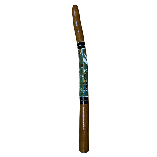 Eucalyptus handpainted Didgeridoo -  Winged Brolga