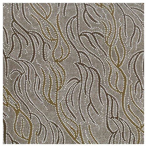 Underground Water (OLIVE) - Aboriginal design Fabric