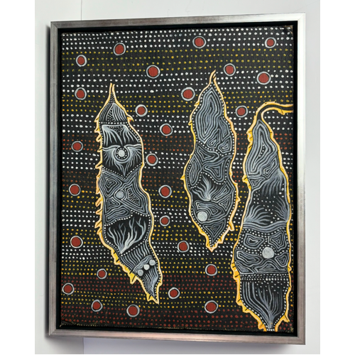 Framed Acrylic on Canvas Board (39cm x 49cm) - The Yams