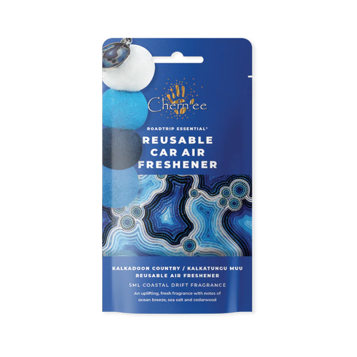 Roadtrip Essential Car Air Freshener - Kalkadoon Country / Kalkatungu Muu With Coastal Drift Fragrance