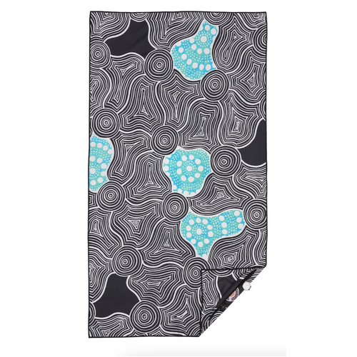 Somerside Sand Resistant LARGE Beach Towel (160cm x 90cm) - Saltwater