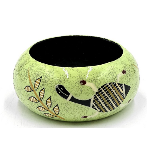 Aboriginal Art Lacquered Bangle (4cm) - Turtle [size: 73cm]