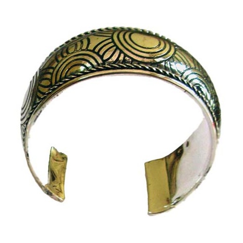 Iwantja Aboriginal Adjustable Metal Bangle - Tjukula