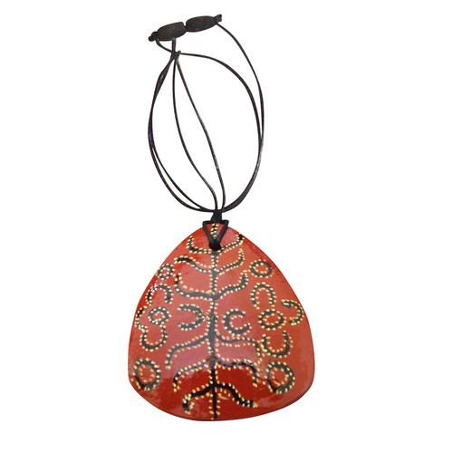 Iwantja Aboriginal Arts Pendant - Tjukula (Tiger)